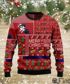 Louisiana Merry Christmas Ugly Sweater