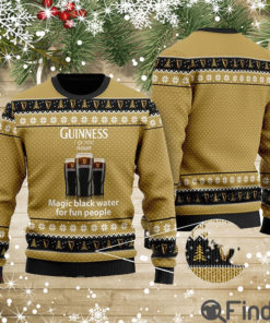 Magic Black Water Guinness Christmas For Christmas Gifts 3D Printed Ugly Christmas Sweater