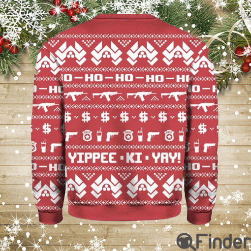 McClane Winter Die Hard Ugly Christmas Sweater Hoodie