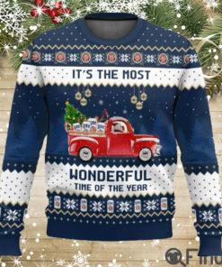 Miller Lite It’s The Most Wonderful Time For A Beer Ugly Christmas Sweater