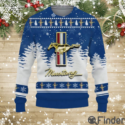 Mustang 3D Christmas Sweater