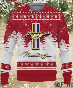 Mustang 3D Christmas Sweatshirt