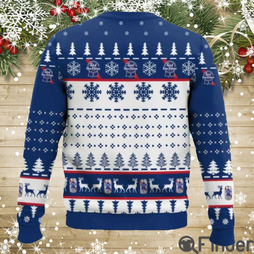 Pabst Blue Ribbon Titties Ugly Christmas Sweaters