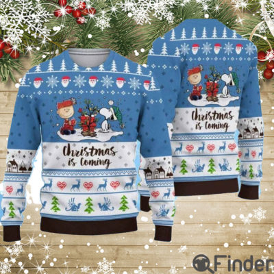 Peanut Snoopy Christmas Is Comming Ugly Christmas Sweater