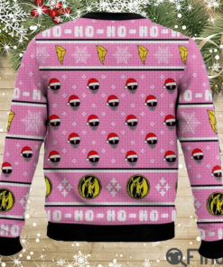 Pink Ranger Ho Ho Power Rangers Ugly Christmas Sweaters