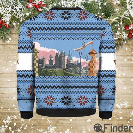 Retro Hogwarts Christmas Sweater Hoodie