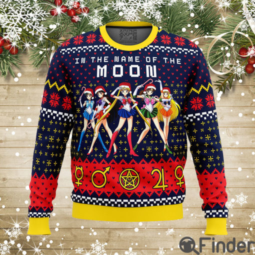 Sailor Mercury Ugly Christmas Sweater Sailor Moon