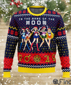 Sailor Moon In the Name of the Moon Ugly Christmas Sweater