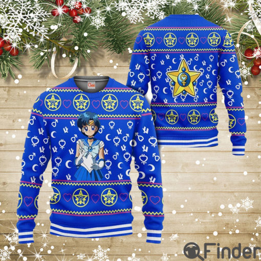 Sailor Moon Sailor Mercury Ugly Christmas Sweater