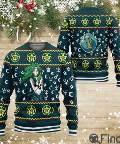 Sailor Neptune Sailor Moon Anime Xmas Sailor Moon Gift Ugly Christmas Sweater