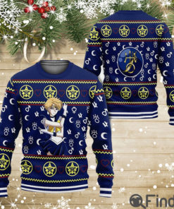 Sailor Uranus Sailor Moon Anime Xmas Sailor Moon Gift Ugly Christmas Sweater