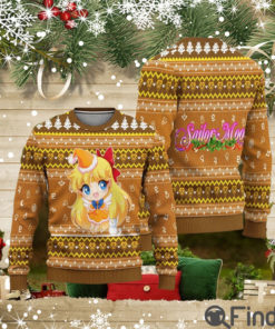 Sailor Venus Sailor Moon Anime Xmas Sailor Moon Gift Ugly Christmas Sweater Hoodie