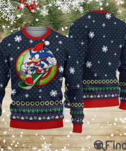 Sonic The Hedgehog Christmas Ugly Sweater