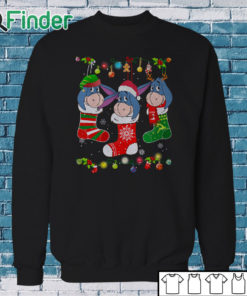 Sweatshirt Disney Eeyore Christmas Socks Ugly Christmas Shirt