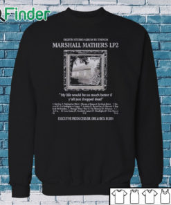 Sweatshirt Eighth Studio Album By Eminem Marshall Mathers Lp2 T Shirt