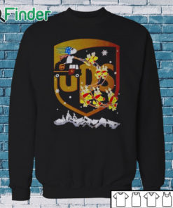 Sweatshirt UPS Snoopy driving Woodstock sleigh Christmas sweatshirt