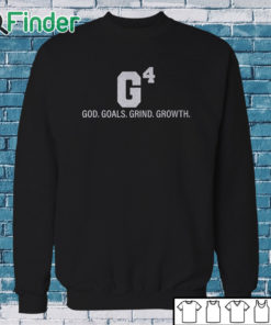 Sweatshirt Women’s God Goals Grind Growth Printed Sweatshirt