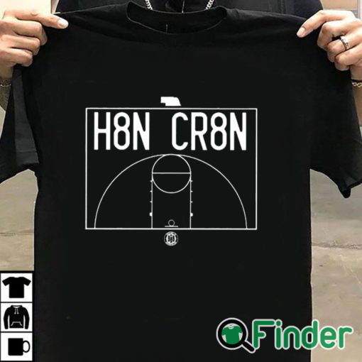 T shirt black H8n Cr8n Basketball Shirt