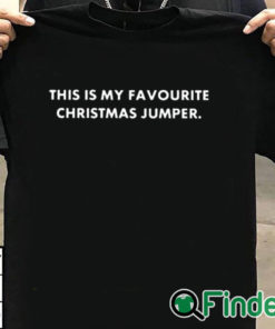 T shirt black Janey Godley This Is My Favourite Christmas Jumper Shirt