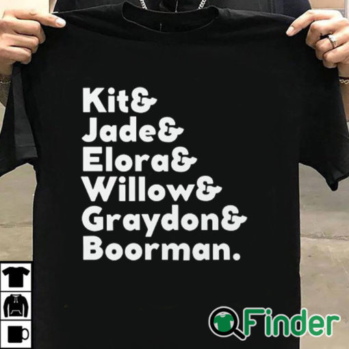 T shirt black Kit & Jade & Elora & Willow & Graydon & Boorman Shirt