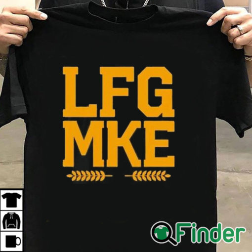T shirt black LFG MKE Shirt