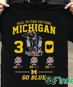T shirt black Michigan Wolverines B10 East 3 0 Ohio State T shirt