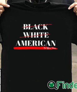 T shirt black Not Black White American The Officer Tatum Shirt