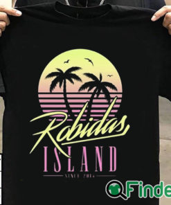 T shirt black Robidas Island Since 2015 Shirt