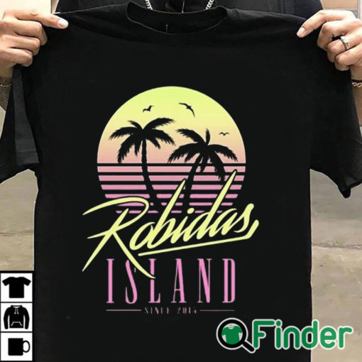 T shirt black Robidas Island Since 2015 Shirt