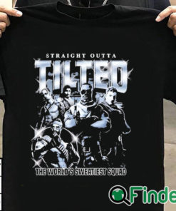 T shirt black Straight Outta Tilted The World's Sweatiest Squad Shirt