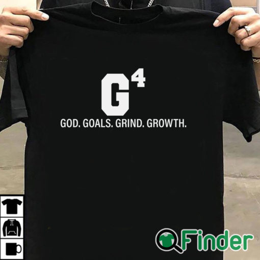 T shirt black Women’s God Goals Grind Growth Printed Sweatshirt