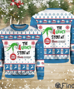The Grinch Stole Coors Light Ugly Christmas Sweater