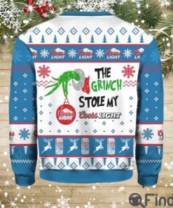 The Grinch Stole Coors Light Ugly Christmas Sweaters