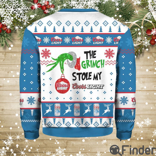 The Grinch Stole Coors Light Ugly Christmas Sweaters