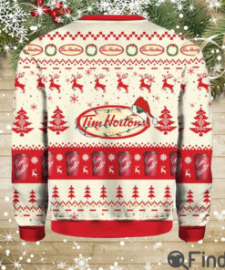 Tim Hortons Ugly Christmas Sweater Hoodie