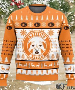 Tito’s Titties Ugly Christmas Sweater