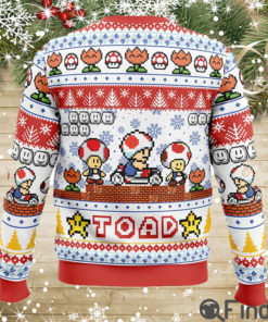 Toad Super Mario Bros Ugly Christmas Sweaters