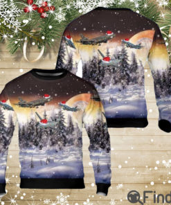 US Air Force McDonnell Douglas KC 10 Extender Ugly Christmas Sweaters