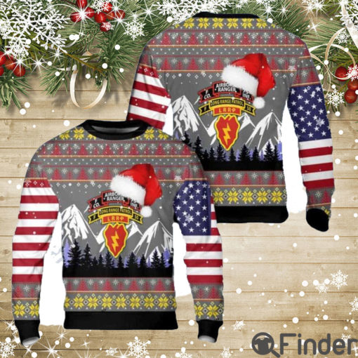 US Army 25th Infantry Ranger Long Range Patrol Ugly Christmas Sweaters