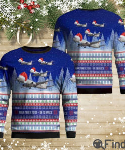 US Navy Boeing P 8 Poseidon Ugly Christmas Sweaters