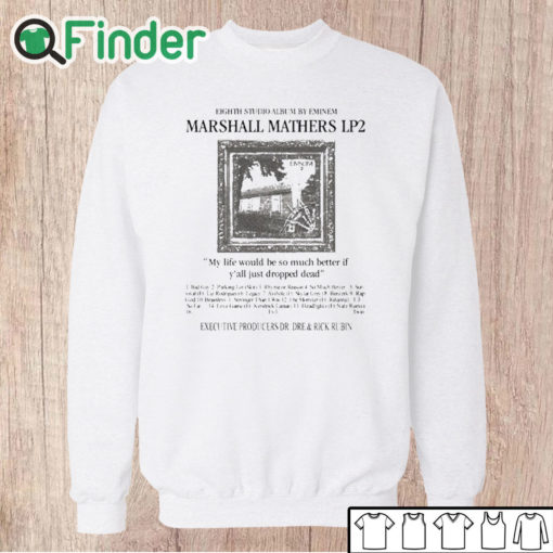 Unisex Sweatshirt Eighth Studio Album By Eminem Marshall Mathers Lp2 Shirt