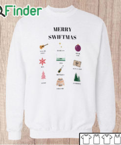 Unisex Sweatshirt Merry Swiftmas Shirt, Eras Tour Crewneck Sweatshirt Unisex Shirt