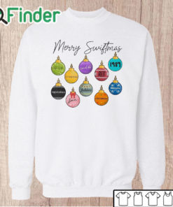 Unisex Sweatshirt Merry Swiftmas Shirt, Eras Tour Crewneck Sweatshirt Unisex T Shirt