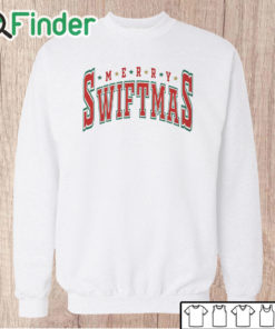 Unisex Sweatshirt Merry Swiftmas Shirt, Swiftie Christmas Tee Tops Crewneck Sweatshirt