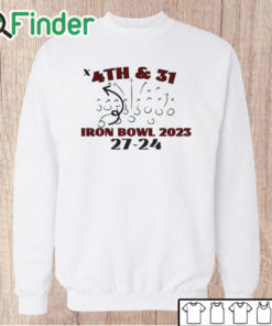 Unisex Sweatshirt Official alabama crimson tide 4th & 31 iron bowl shirt