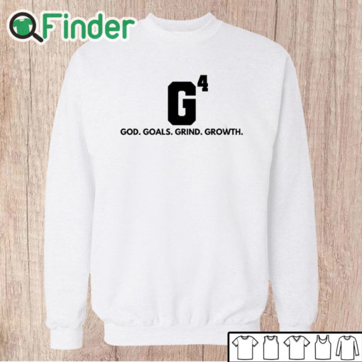 Unisex Sweatshirt Women’s God Goals Grind Growth Printed Shirt