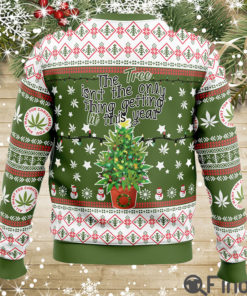 Weed Lit This Year Ugly Christmas Sweaters