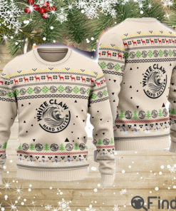 White Claw Hard Seltzer 3D All Over Printed Ugly Christmas Sweater Sweatshirt Hoodie Christmas