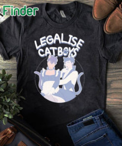 black T shirt Daniel Howell Legalise Catboys Sweatshirt