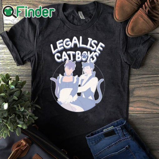 black T shirt Daniel Howell Legalise Catboys Sweatshirt